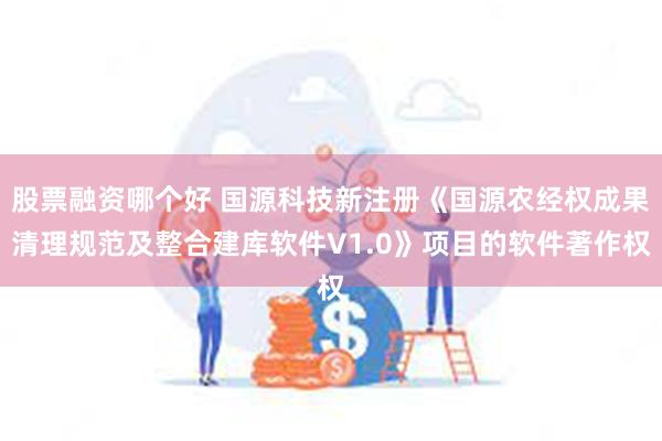 股票融资哪个好 国源科技新注册《国源农经权成果清理规范及整合建库软件V1.0》项目的软件著作权