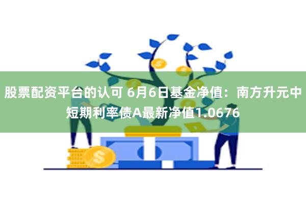 股票配资平台的认可 6月6日基金净值：南方升元中短期利率债A最新净值1.0676