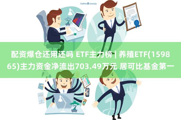 配资爆仓还用还吗 ETF主力榜 | 养殖ETF(159865)主力资金净流出703.49万元 居可比基金第一