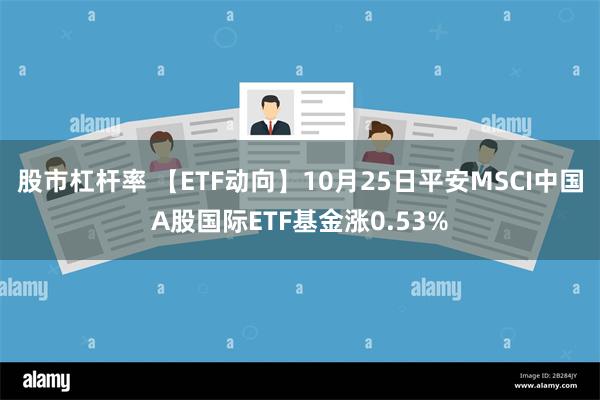 股市杠杆率 【ETF动向】10月25日平安MSCI中国A股国际ETF基金涨0.53%