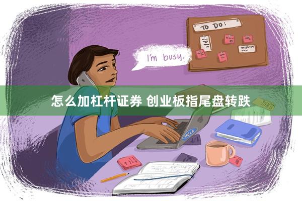 怎么加杠杆证券 创业板指尾盘转跌